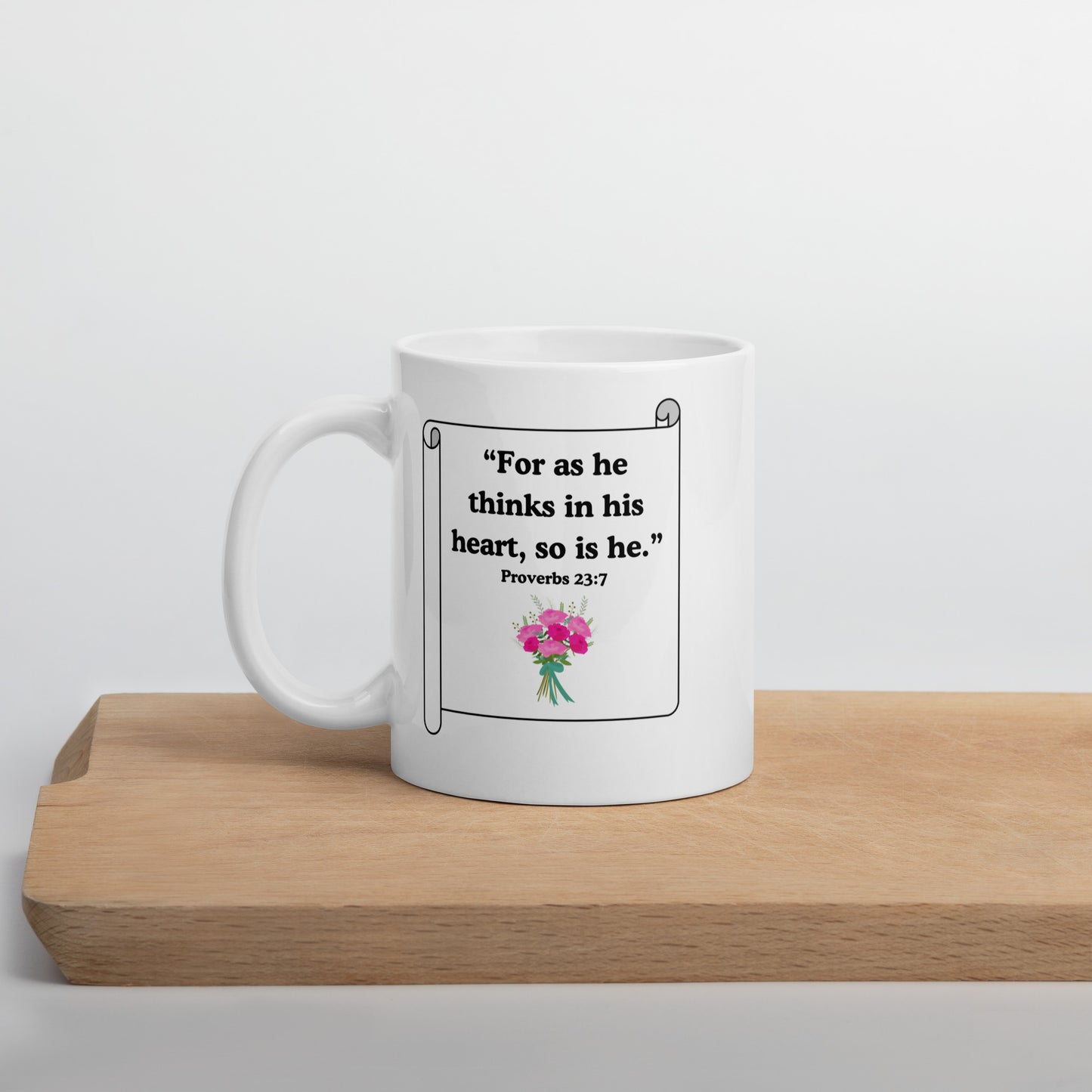 As a Person Thinks Mug