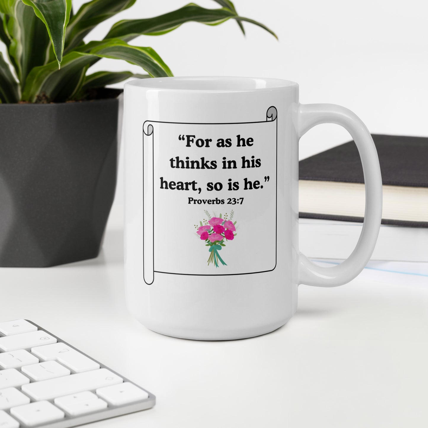 As a Person Thinks Mug