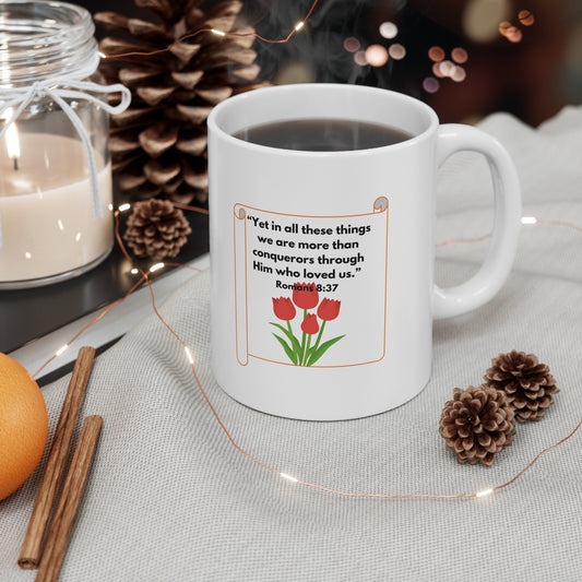 Coffee Cups - Scriptural Reminder of God's Love and Presence