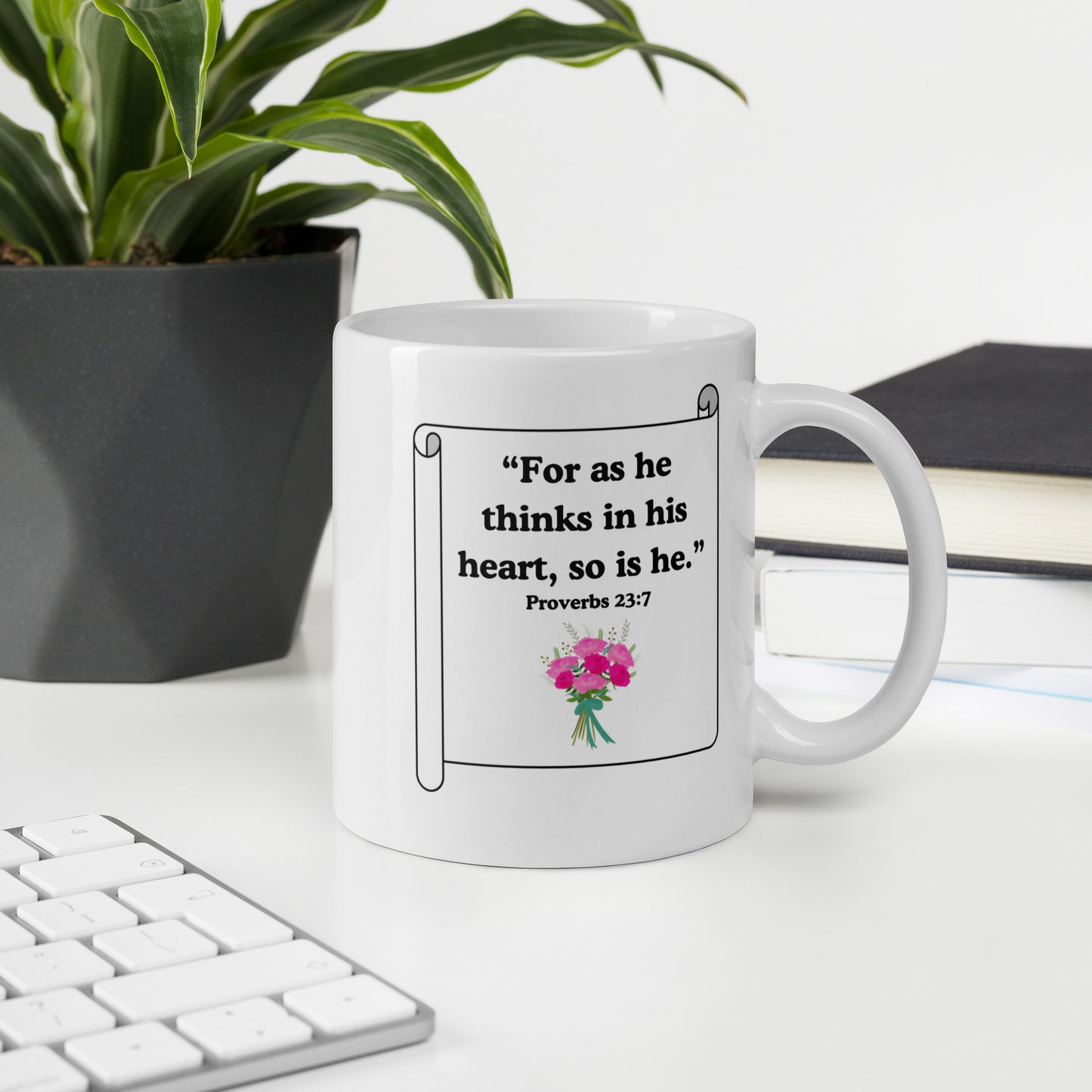 As a Person Thinks Mug