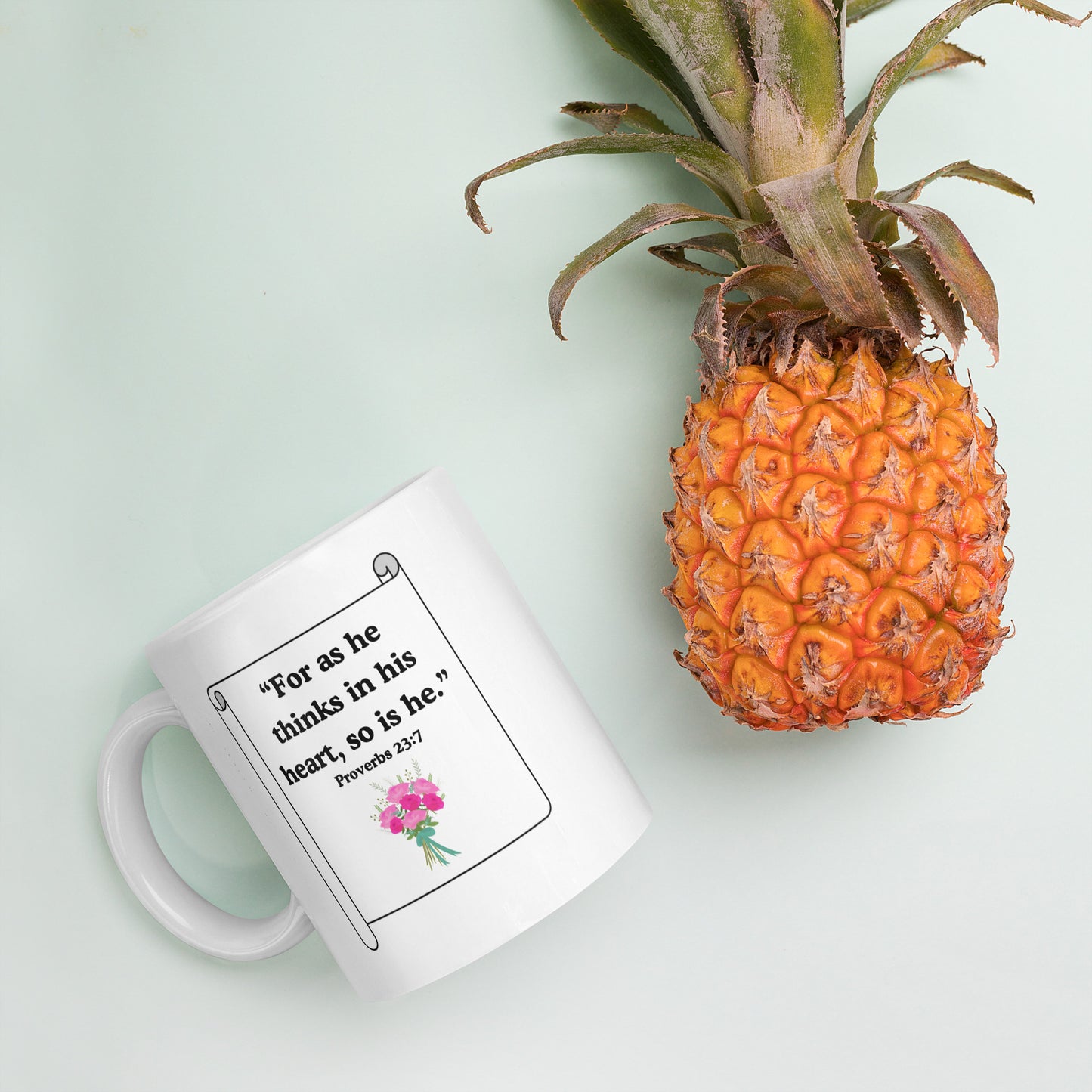 As a Person Thinks Mug