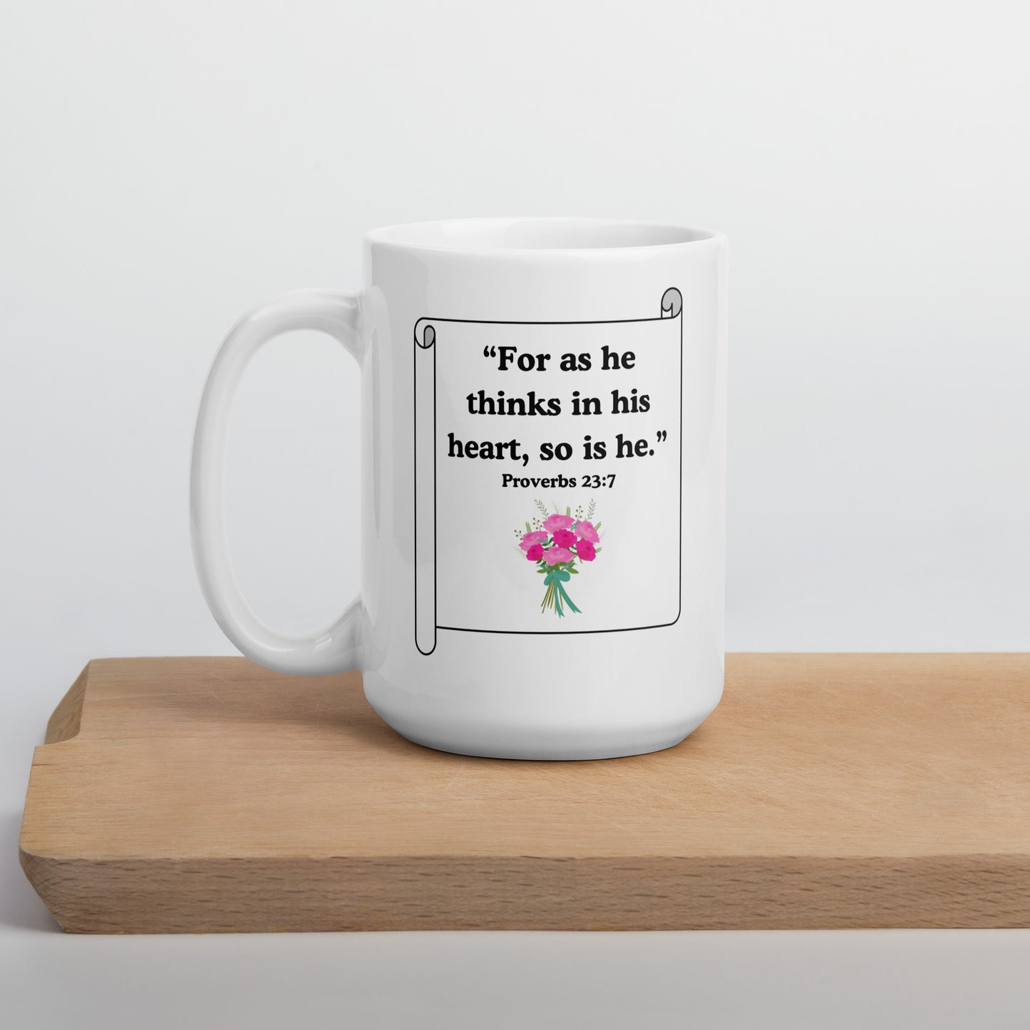 As a Person Thinks Mug